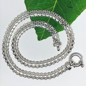 Sterling Silver Milor Bismark Neacklace 17"